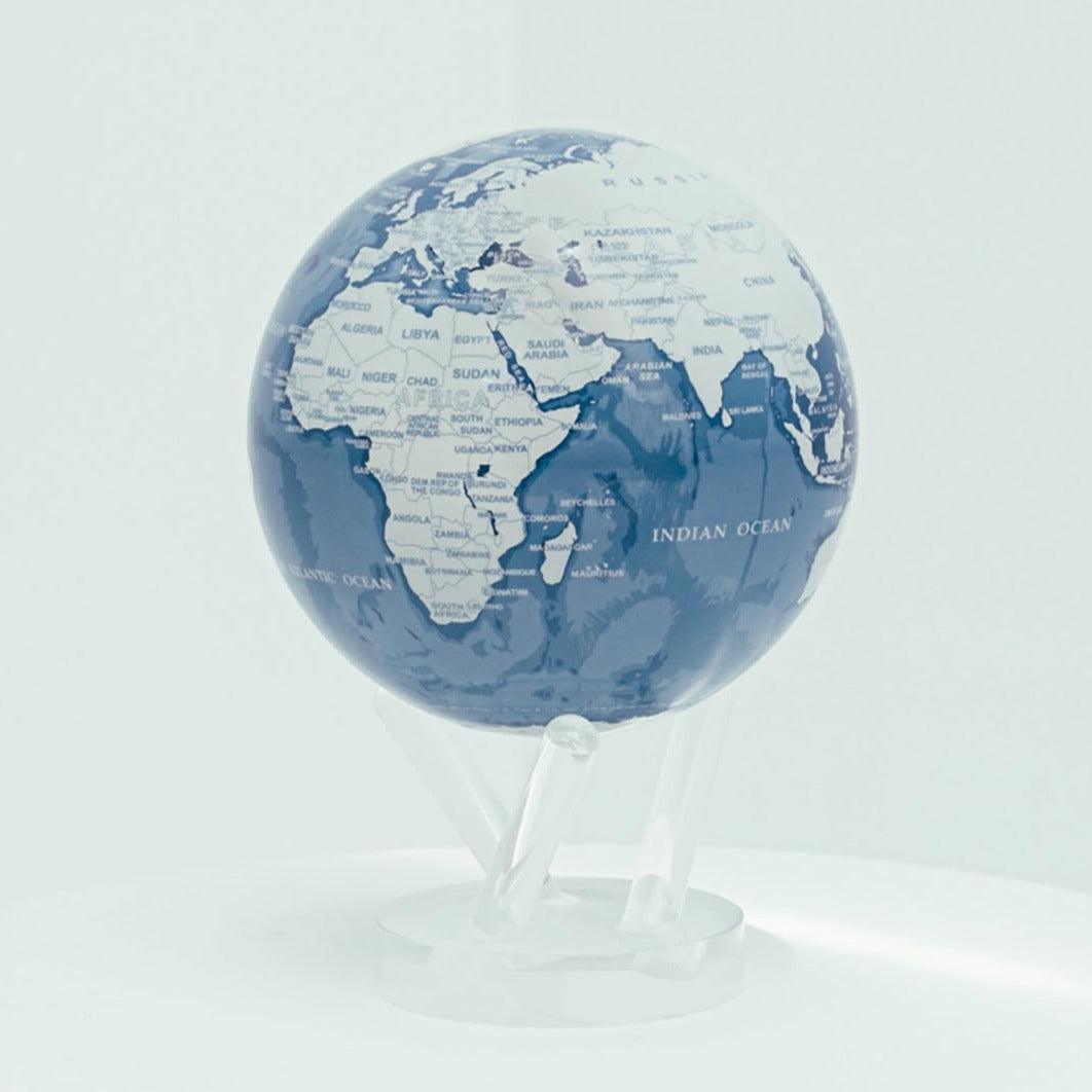 SKY BLUE AND WHITE GLOBE | No cords or batteries - MOVA UK