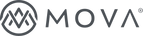 MOVA rotating globe brand logo