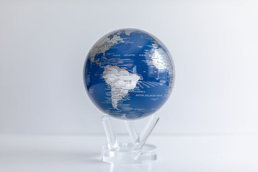 MOVA Blue and Silver Globe