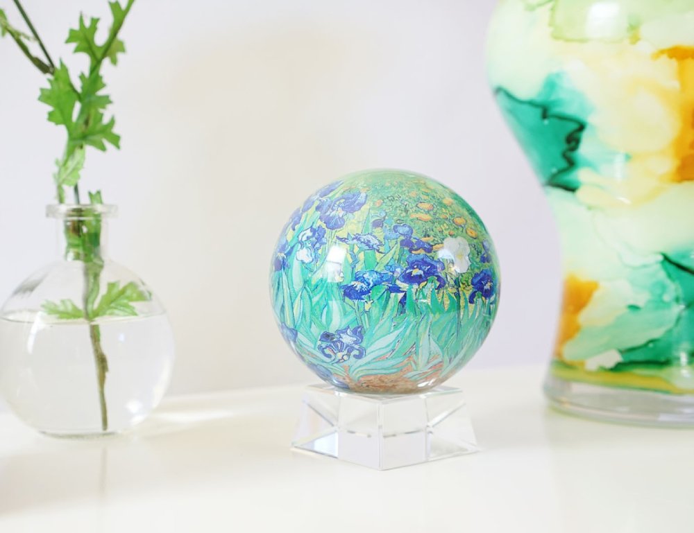 Van Gogh Irises Globe