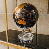 BLACK AND GOLD GLOBE | No cords or batteries - MOVA UK