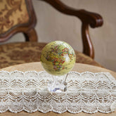 Antique Yellow Political Map MOVA Globe accent piece for classic living room decor