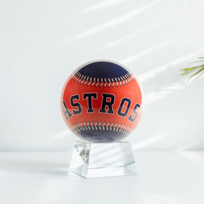 MLB® ASTROS™ GLOBE ( Region Limit) | Turns using ambient light - movaglobes.store