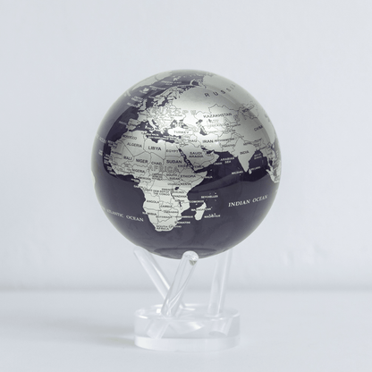 PURPLE AND SILVER GLOBE - MOVA UK