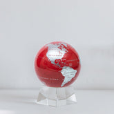 RED AND SILVER GLOBE | No cords or batteries - MOVA UK