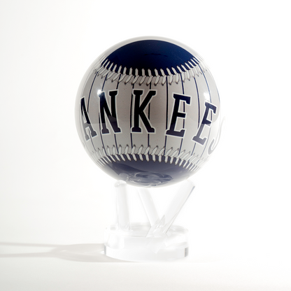 MLB® YANKEES™ GLOBE (Region Limit) | Hidden magnets provide movement - movaglobes.store