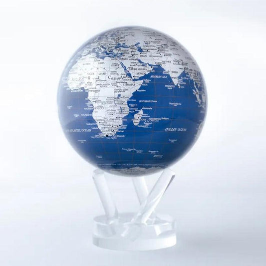 BLUE AND SILVER GLOBE | A MOVA original design - MOVA UK