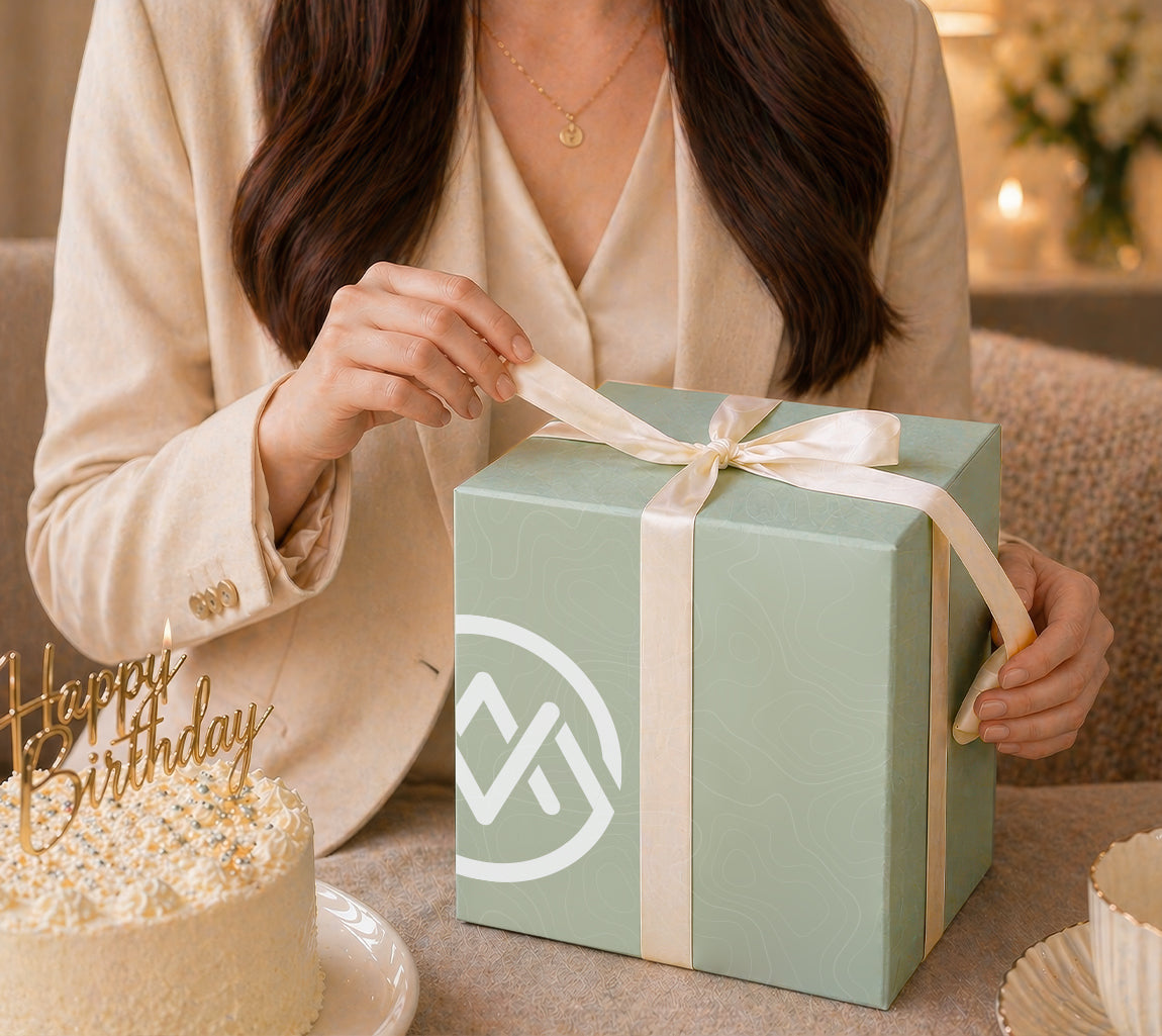 MOVA gift box presented for birthday celebration and meaningful gifting