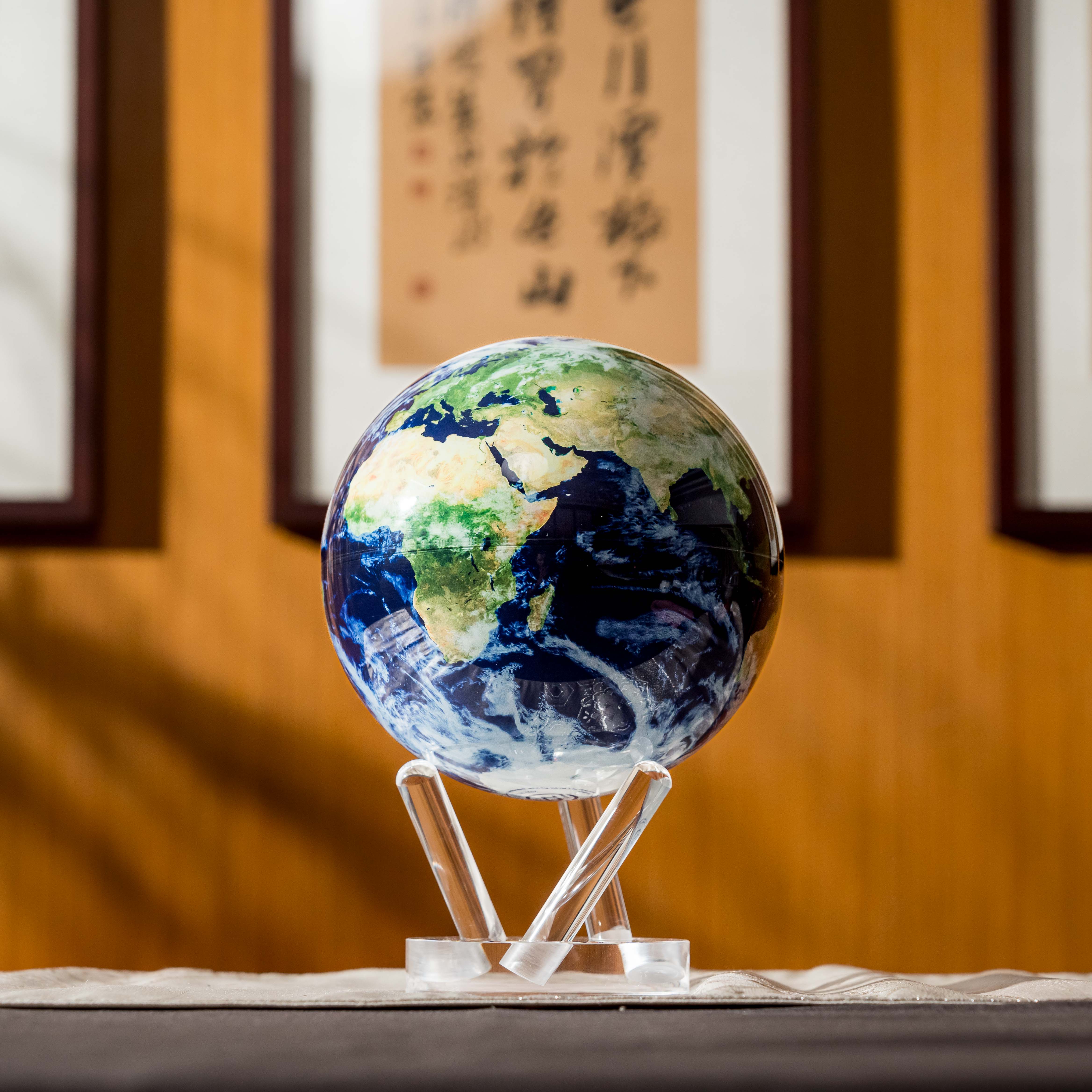 Earth with Clouds | Realistic Spinning Earth Globe - MOVA Globes