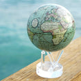 Load image into Gallery viewer, Terrestrial globe made with antique map from 1790 - MOVA UK
