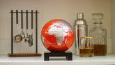 RED AND SILVER GLOBE | Turns using ambient light - MOVA UK