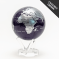 Load image into Gallery viewer, PURPLE AND SILVER GLOBE - MOVA UK
