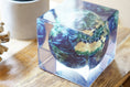 Load image into Gallery viewer, Earth with Clouds Cube | Turns using ambient light - MOVA UK
