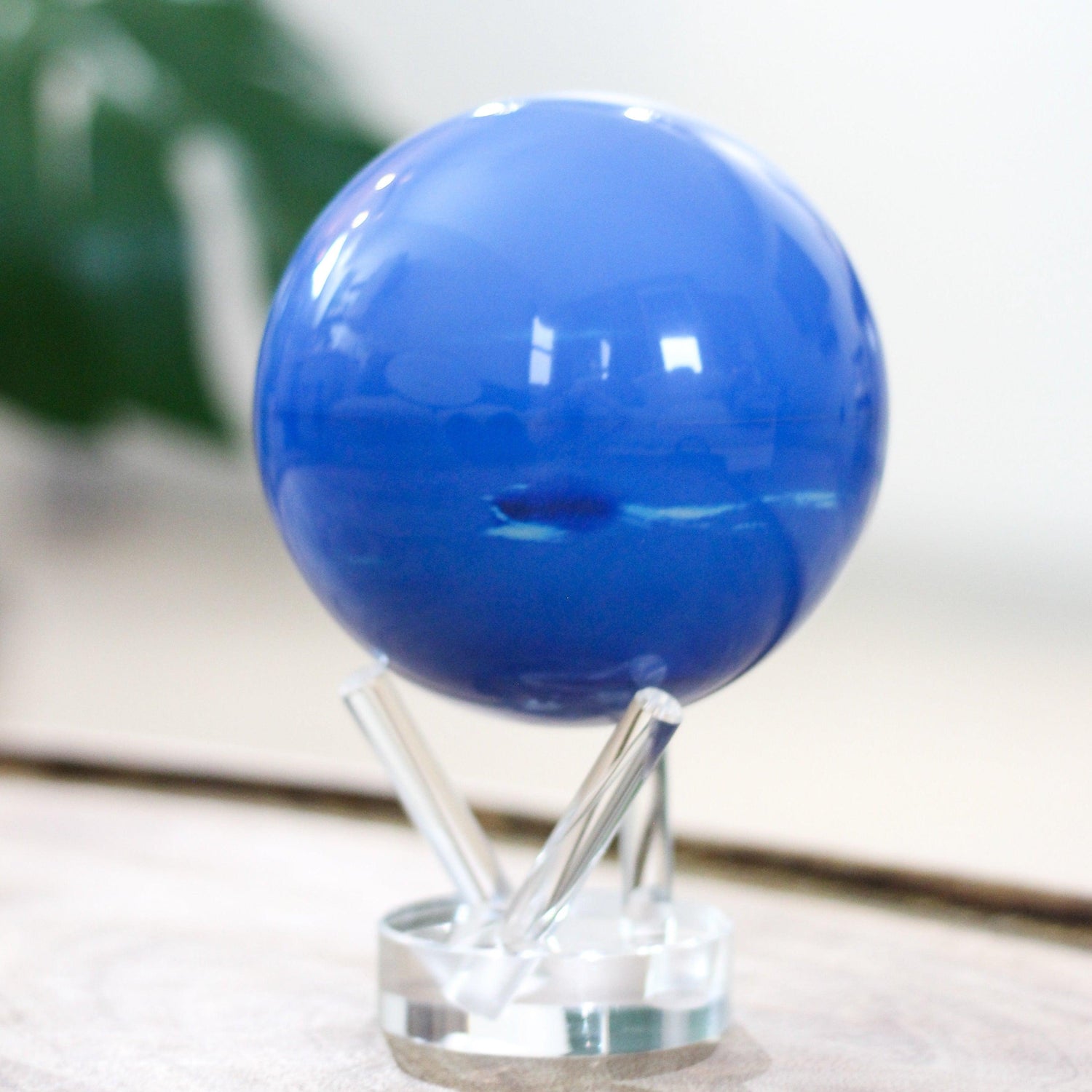 Neptune MOVA Globe with detailed Neptune surface imagery on acrylic base