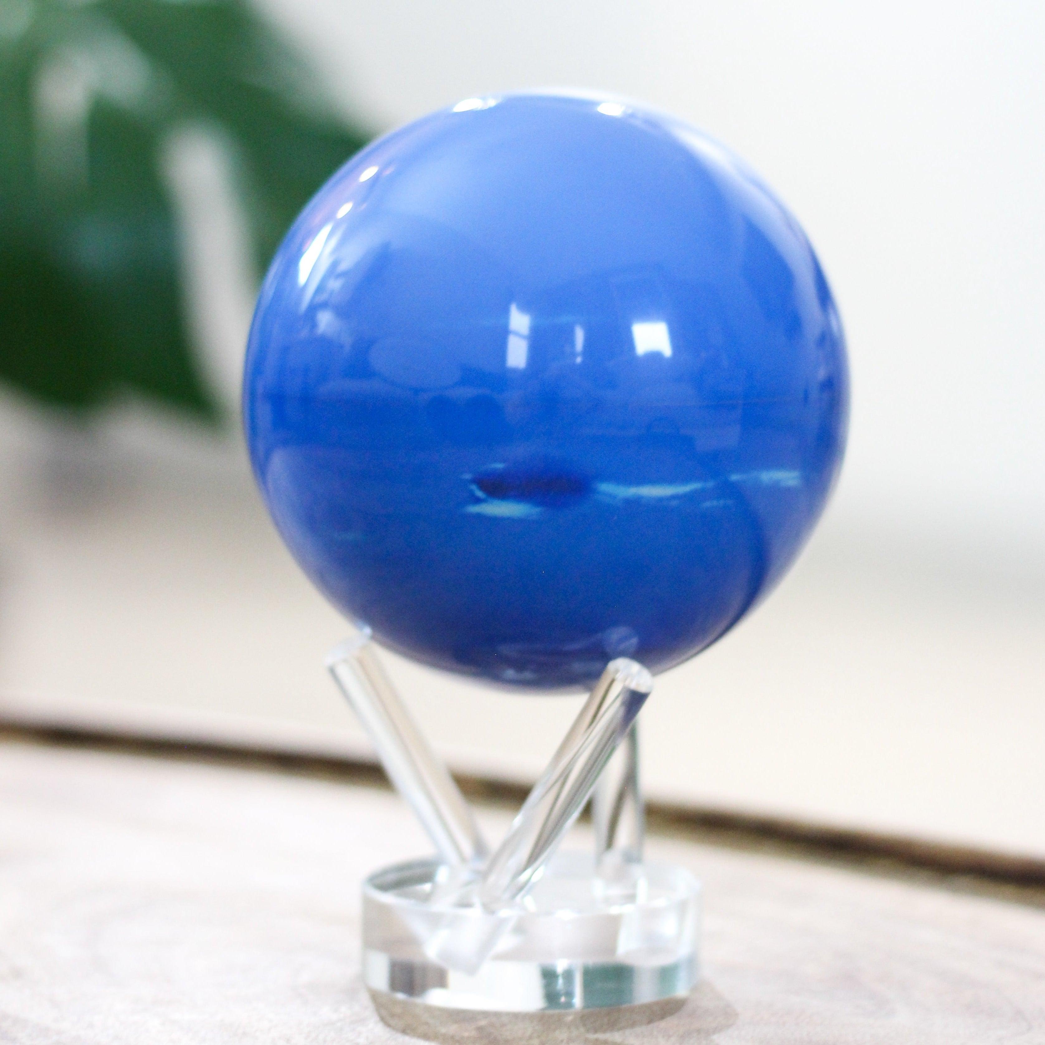 Neptune MOVA Globe with detailed Neptune surface imagery on acrylic base