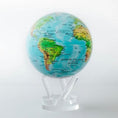 Load image into Gallery viewer, BLUE RELIEF MAP WORLD GLOBE | MOVA UK
