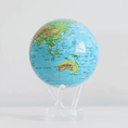 Load image into Gallery viewer, BLUE RELIEF MAP WORLD GLOBE
