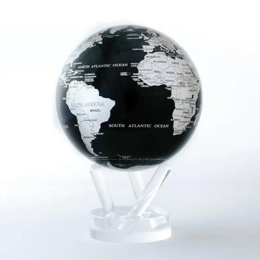 BLACK AND SILVER GLOBE - MOVA UK