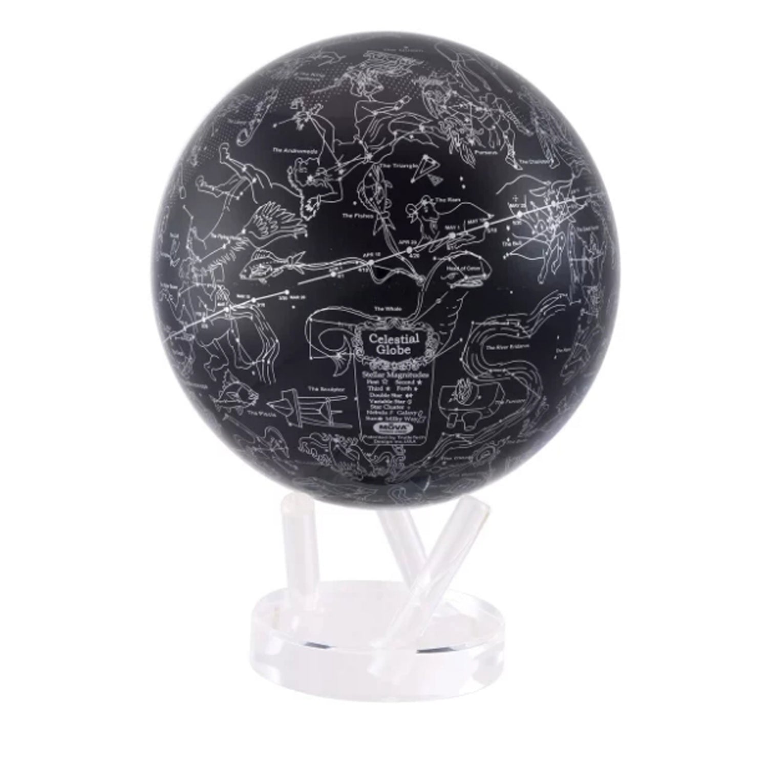 CONSTELLATIONS GLOBE | Rotating globe turns using ambient light - MOVA UK