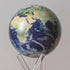 Earth with Clouds MOVA globe with acrylic base