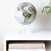 ANTIQUE TERRESTRIAL WHITE GLOBE | 2015 Luxury Gift of the Year Award Winner  - MOVA UK