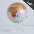 Load image into Gallery viewer, WHITE AND GOLD GLOBE - MOVA UK
