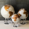 Load image into Gallery viewer, WHITE AND GOLD GLOBE Different sizes - MOVA UK
