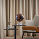Mars MOVA Globe displayed on modern side table living room decor