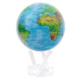 Load image into Gallery viewer, BLUE RELIEF MAP WORLD GLOBE | blue - MOVA UK
