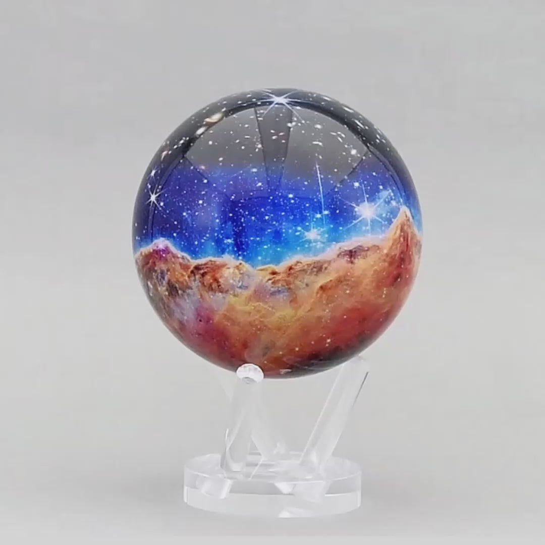 mova james webb carina nebula globe video