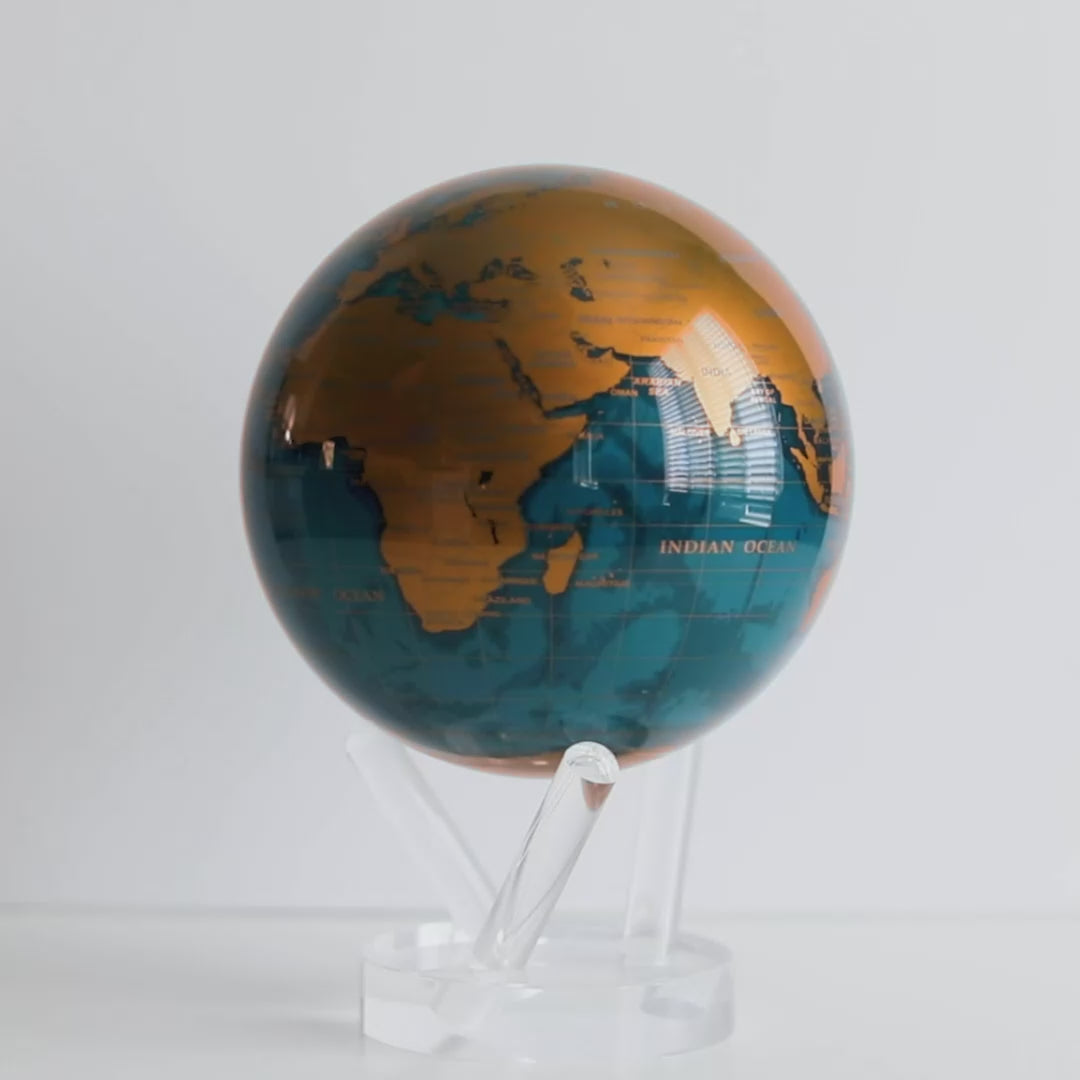 blue and gold  mova globe video