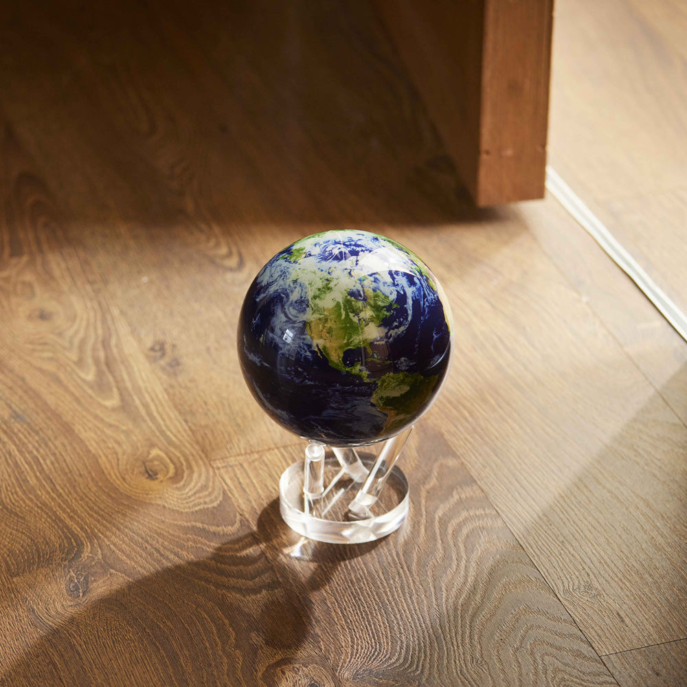 Shop Earth with Clouds MOVA Globe | Realistic Spinning Earth Design