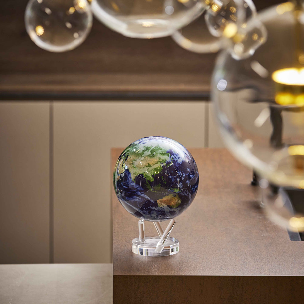Shop Earth with Clouds MOVA Globe | Realistic Spinning Earth Design